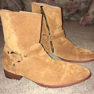 Saint Laurent Wyatt 40 Harness Boots